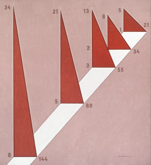 Пять треугольников ряда Фибоначчи. 2001