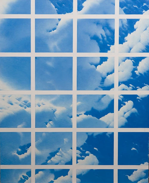 THE SKY BEHIND GRATES. 2000