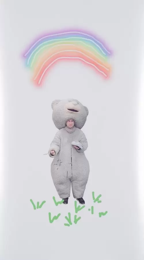 Rainbow bear. From series 15 Stories. 2021